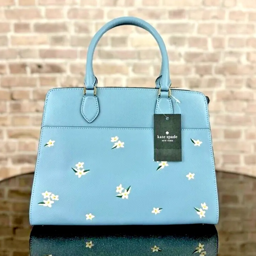 KATE SPADE MADISON LEATHER MEDIUM SATCHEL CROSSBODY SHOULDER BAG PURSE $459 - Picture 3 of 6